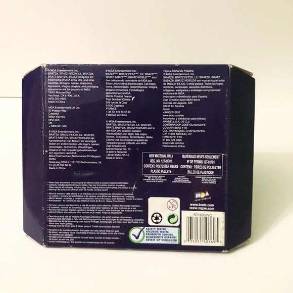 Bratz Petz Stuffed Animal Plush Monkey Jinxy Damaged Box - Picture 10 of 16